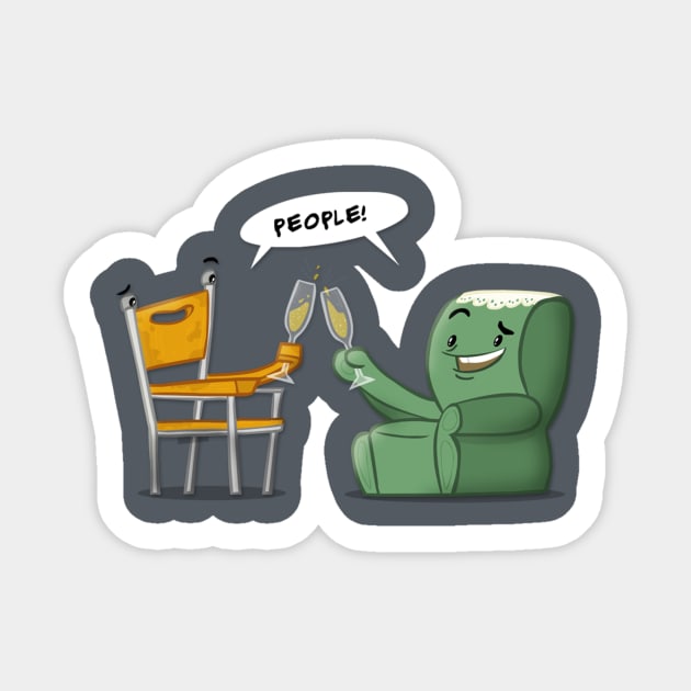 Chair Up! Sticker by animatorguy